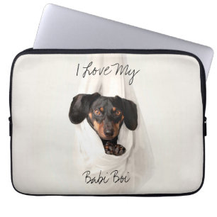 Op maat gemaakte laptophoes voor hond en kat laptop sleeve
