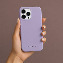 Op maat gemaakte Lavendel Kleur iPhone Hoes 16 Pro Hoesje