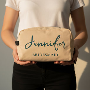 Op maat gemaakte make-uptas voor bruidsmeisjes voo toilettasje
