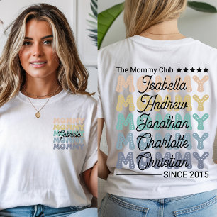 Op maat gemaakte Moeder Club T-shirt – Retro Mama