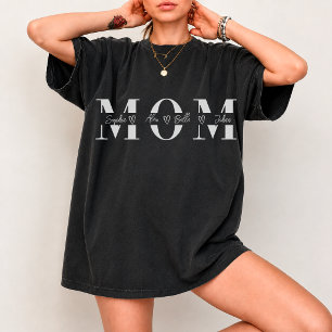Op maat gemaakte Moeder T-shirt, Persoonlijke Vint T-shirt