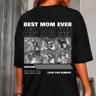Op maat gemaakte Moederdag fotoshirt, Persoonlijke T-shirt