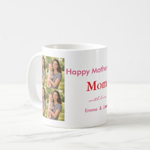 Op maat gemaakte moedersdag mok met foto