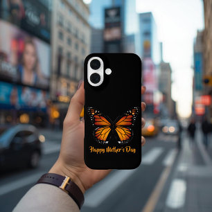 Op maat gemaakte Monarch Vlinder iPhone 16 Hoesje