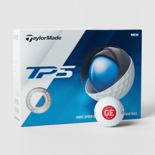 Op maat gemaakte monogram 12x TaylorMade golfbal c Golfballen (Verpakking)