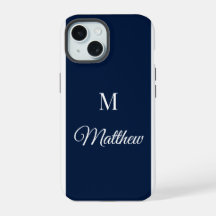 Op maat gemaakte monogram iPhone-hoes