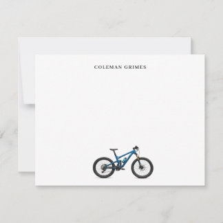 Op maat gemaakte Mountainbike MTB-notitiekaart Notitiekaartje