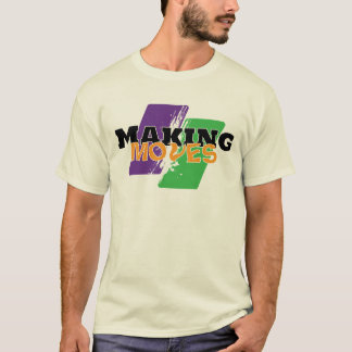 Op Maat Gemaakte Moves Atletische Grafische Kunst T-shirt
