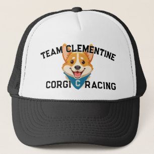 Op maat gemaakte naam en kleuren Corgi Racing Truc Trucker Pet
