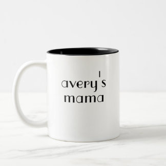 Op maat gemaakte naam Moeder mok Nieuwe mama cadea