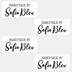 Op maat gemaakte naam of bedrijfsnaam stof kleding labels