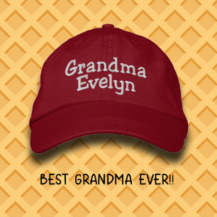 Op maat gemaakte naam Oma Geborduurde honkbalpet Pet