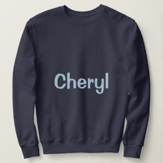 Op maat gemaakte Navy Blue Dames Sweatshirt
