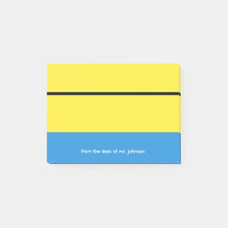 Op maat gemaakte notitieblok voor docenten met kla post-it® notes