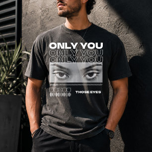 Op maat gemaakte ogenfoto voor vriendin Alleen Jij T-shirt