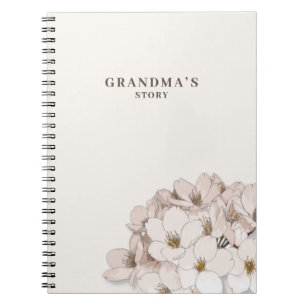 Op maat gemaakte oma-dagboek  notitieboek