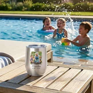 Op maat gemaakte oma foto EST jaar gepersonaliseer