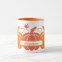 Op maat gemaakte oranje pompoenen herfstcadeau voo