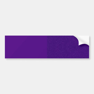 Op maat gemaakte paarse glinster bumpersticker met
