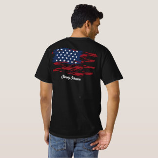 Op maat gemaakte patriottische T-shirt