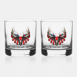 Op maat gemaakte patriottische whiskyglas whisky glas