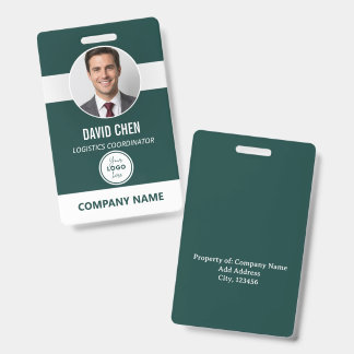 Op maat gemaakte personeels-ID-badge met foto en l Badge