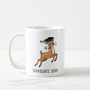Op maat gemaakte rendierdiploma koffiemok
