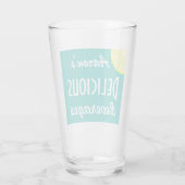 Op maat gemaakte Retro Lekkere Drankglas Cadeau Glas (Achterkant)