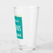 Op maat gemaakte Retro Lekkere Drankglas Cadeau Glas (Links)