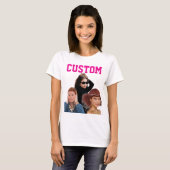 OP MAAT GEMAakte RETRO T-SHIRT (Voorkant volledig)