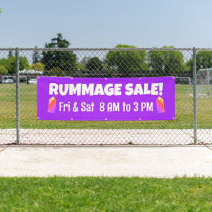 Op maat gemaakte rommelmarkt banner