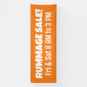 Op maat gemaakte rommelmarkt banner (Verticaal)