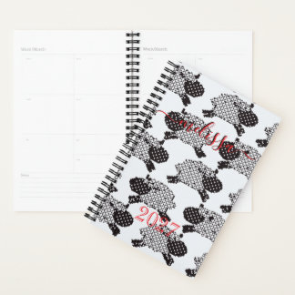 Op maat gemaakte schapen Ongedateerd Maandelijks W Planner