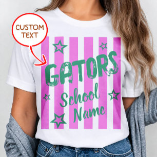 Op maat gemaakte schoolspirit shirt, Spirit Team S T-shirt