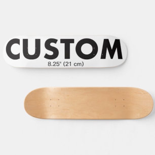 Op maat gemaakte skateboarddeck 8,25" (21cm) skateboard