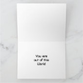 Op maat gemaakte Spaceman Astronaut Kosmische Moed Kaart (Binnen)