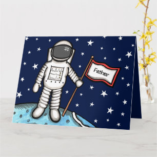 Op maat gemaakte Spaceman Astronaut Kosmische Vade Kaart