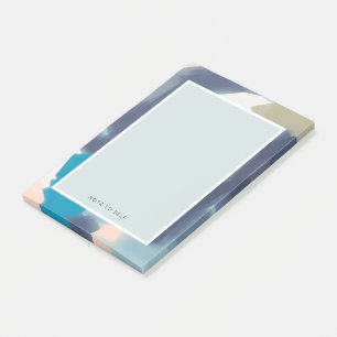 Op maat gemaakte sprekende penseelstreek multi kle post-it® notes