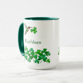 Op maat gemaakte St. Patrick's kolibrie Mok (Voorkant links)