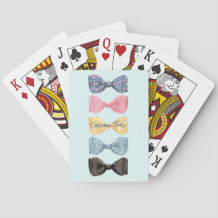 Op maat gemaakte strikjes pokerkaarten