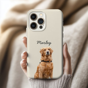 Op maat gemaakte telefoonhoes met hondenfoto cadea iPhone 15 pro hoesje