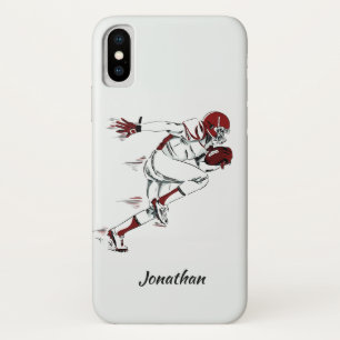 Op maat gemaakte telefoonhoesjes voor voetbalspele iPhone x hoesje