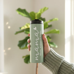 Op maat gemaakte thermische tumbler cadeau voor ma thermosbeker