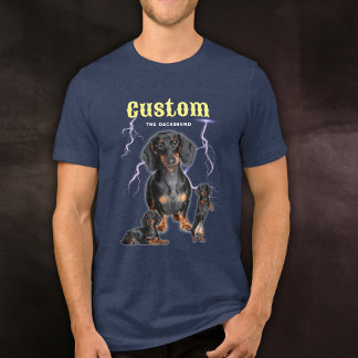 Op maat gemaakte trendy bootleg gepersonaliseerde Tri-Blend shirt