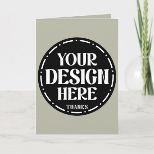 Op maat gemaakte Vader Waarderingscadeau Design Bedankkaart