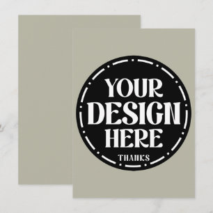 Op maat gemaakte Vader Waarderingscadeau Design Notitiekaartje
