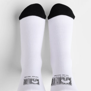Op maat gemaakte Vaderdag Barcode Soks⁠ Sokken