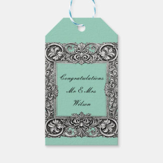 Op maat gemaakte Victoriaanse rolwerklijst – Elega Cadeaulabel