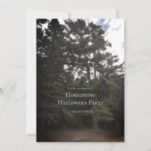 op maat gemaakte vintage Halloween-feestuitnodigin Feestdagenkaart