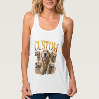Op maat gemaakte vintage T-shirt met huisdier – Ge